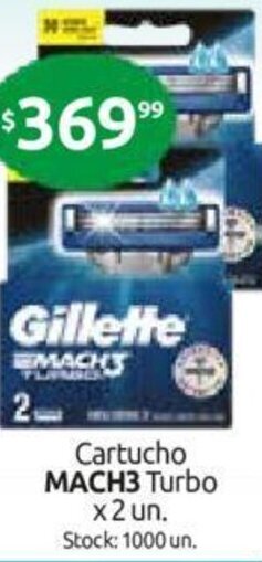 Cordiez Mach3 Cartucho Turbo x 2 un oferta