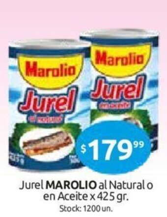 Cordiez Marolio Jurel al Natural o en Aceite x 425gr oferta