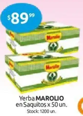 Cordiez Marolio Yerba en Saquitos x 50un oferta