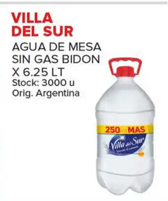 Carrefour Maxi Villa Del Sur Agua De Mesa Sin Gas Bidon x 6.25lt oferta