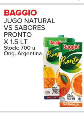 Carrefour Maxi Baggio Jugo Natural Vs Sabores Pronto x 1.5lt oferta