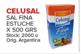 Carrefour Maxi Celusal Sal Fina Estuche x 500grs oferta