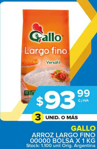 Carrefour Maxi Arroz Largo Fino 0000 Bolsa x 1kg oferta