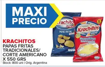 Carrefour Maxi Krachitos Papas Fritas Tradicionales/Corte Americano x 550grs oferta