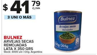 Carrefour Maxi Bulnez Arvejas Secas Remojadas Lata x 350grs oferta