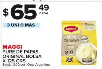 Carrefour Maxi Maggi Pure Papas Original Bolsa x 125grs oferta
