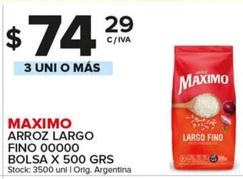 Carrefour Maxi Maximo Arroz largo Fino 00000 Bolsa x 500gr oferta