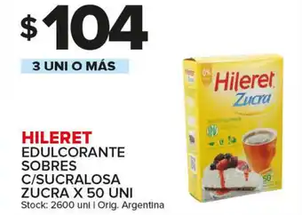 Carrefour Maxi Hileret Edulcorante Sobres x 50uni oferta