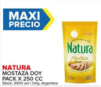 Carrefour Maxi Natura Mostaza doy Pack x 250cc oferta