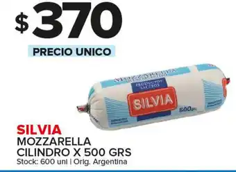 Carrefour Maxi Silvia Mozzarella Cilindro x 500grs oferta