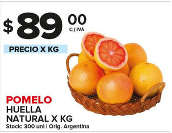Carrefour Maxi Pomelo Huella Natural x kg oferta