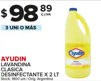 Carrefour Maxi Ayudin Lavandina Clasica Desinfectante x 2lt oferta