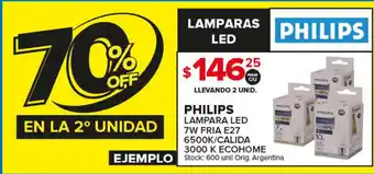 Carrefour Maxi Philips Lampara LED oferta