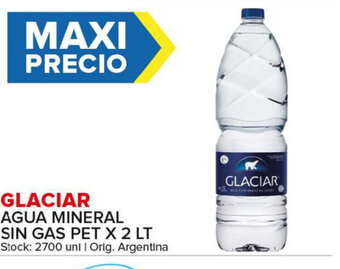 Carrefour Maxi Glaciar Agua mineral Sin Gas Pet x 2lt oferta