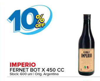 Carrefour Maxi Imperio Fernet Bot x 450cc oferta