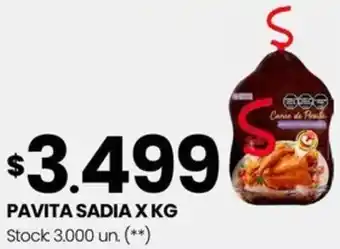 Changomas PAVITA SADIA X KG oferta