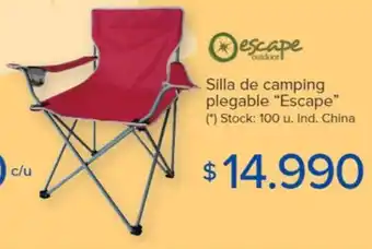 Carrefour Silla de camping plegable Escape oferta