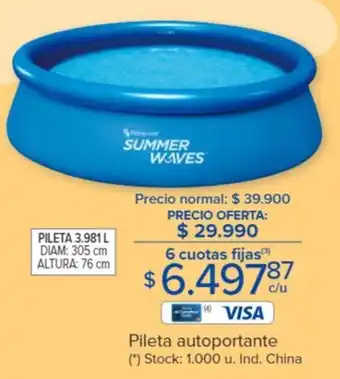 Carrefour Pileta autoportante oferta