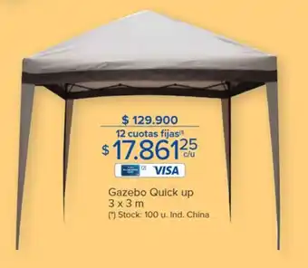Gazebo Quick up 3x3m
