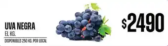 Supermercados Vea UVA NEGRA EL KG oferta