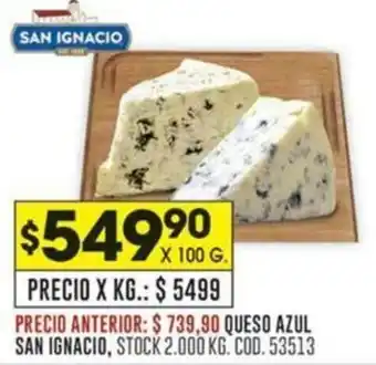 Coto QUESO AZUL SAN IGNACIO x 100g oferta