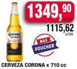 Maxiconsumo CERVEZA CORONA x 710 cc oferta