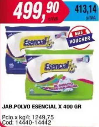 Maxiconsumo JAB.POLVO ESENCIAL X 400GR oferta