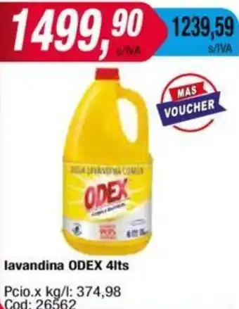 Maxiconsumo lavandina ODEX 4lts oferta