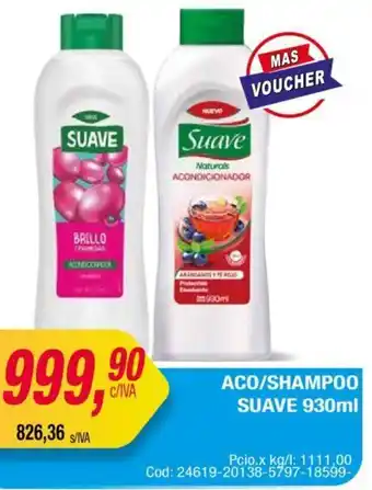 Maxiconsumo ACO/SHAMPOO SUAVE 930ml oferta