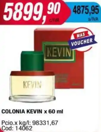 Maxiconsumo COLONIA KEVIN x 60ml oferta