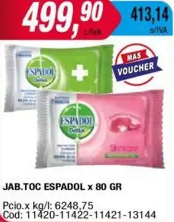 Maxiconsumo JAB.TOC ESPADOL x 80GR oferta