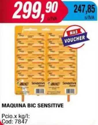 Maxiconsumo MAQUINA BIC SENSITIVE oferta
