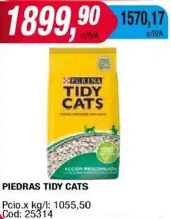 Maxiconsumo PIEDRAS TIDY CATS oferta