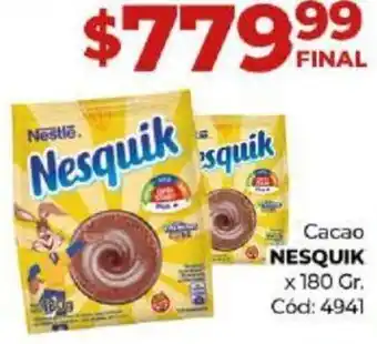 Diarco Cacao NESQUIK x 180gr oferta