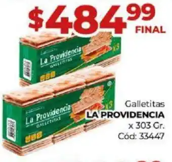 Diarco Galletitas LA PROVIDENCIA x 303gr oferta