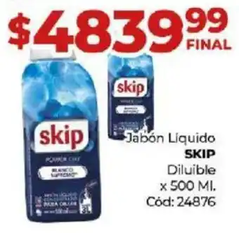 Diarco Jabón Líquido SKIP Diluible x 500ml oferta