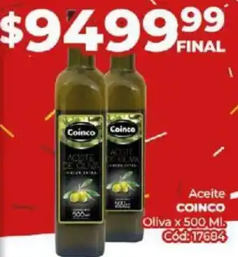 Diarco Aceite COINCO Oliva x 500ml oferta