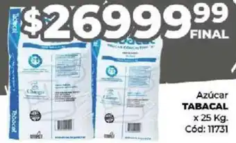 Diarco Azúcar TABACAL x 25kg oferta