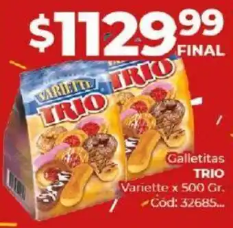Diarco Galletitas TRIO Variette x 500gr oferta