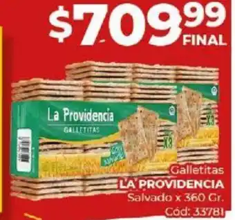 Diarco Galletitas LA PROVIDENCIA Salvado x 360gr oferta