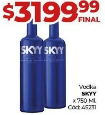 Diarco Vodka SKYY x 750ml oferta