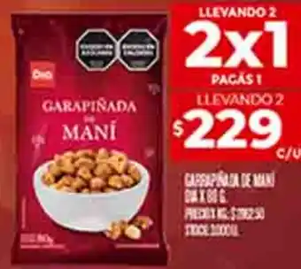 Supermercados DIA GARAPIÑADA MANÍ oferta