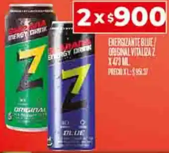 Supermercados DIA ENERGIZANTE BLUE/ ORIGINAL VITALIZA Z oferta