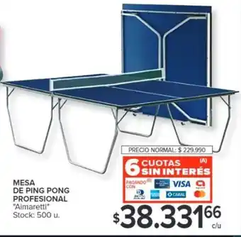 Carrefour MESA DE PING PONG PROFESIONAL oferta