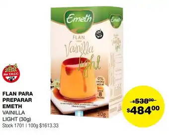 Atomo Conviene FLAN PARA PREPARAR EMETH 30g oferta