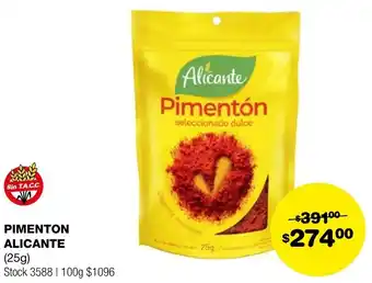 Atomo Conviene PIMENTON ALICANTE 25g oferta