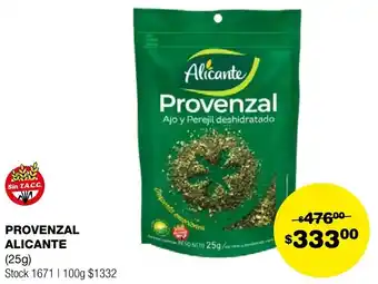 Atomo Conviene PROVENZAL ALICANTE 25g oferta