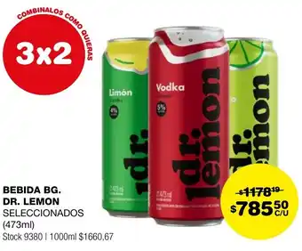 Atomo Conviene BEBIDA BG. DR. LEMON SELECCIONADOS 473ml oferta