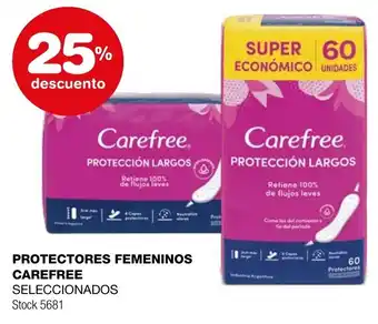 Atomo Conviene PROTECTORES FEMENINOS CAREFREE oferta