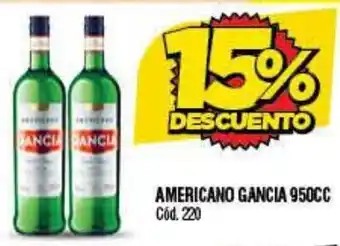 Supermercados Yaguar AMERICANO GANCIA 950CC oferta